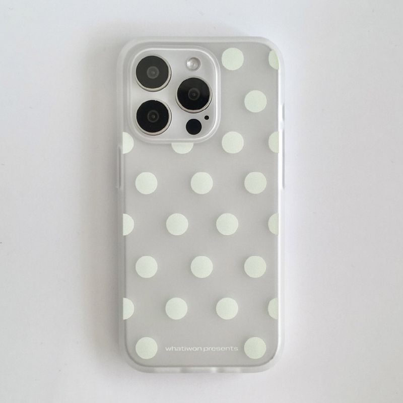 WHATIWON（ワットアイウォン）の「メロンドットケース ✿（スマホグッズ/小物）」