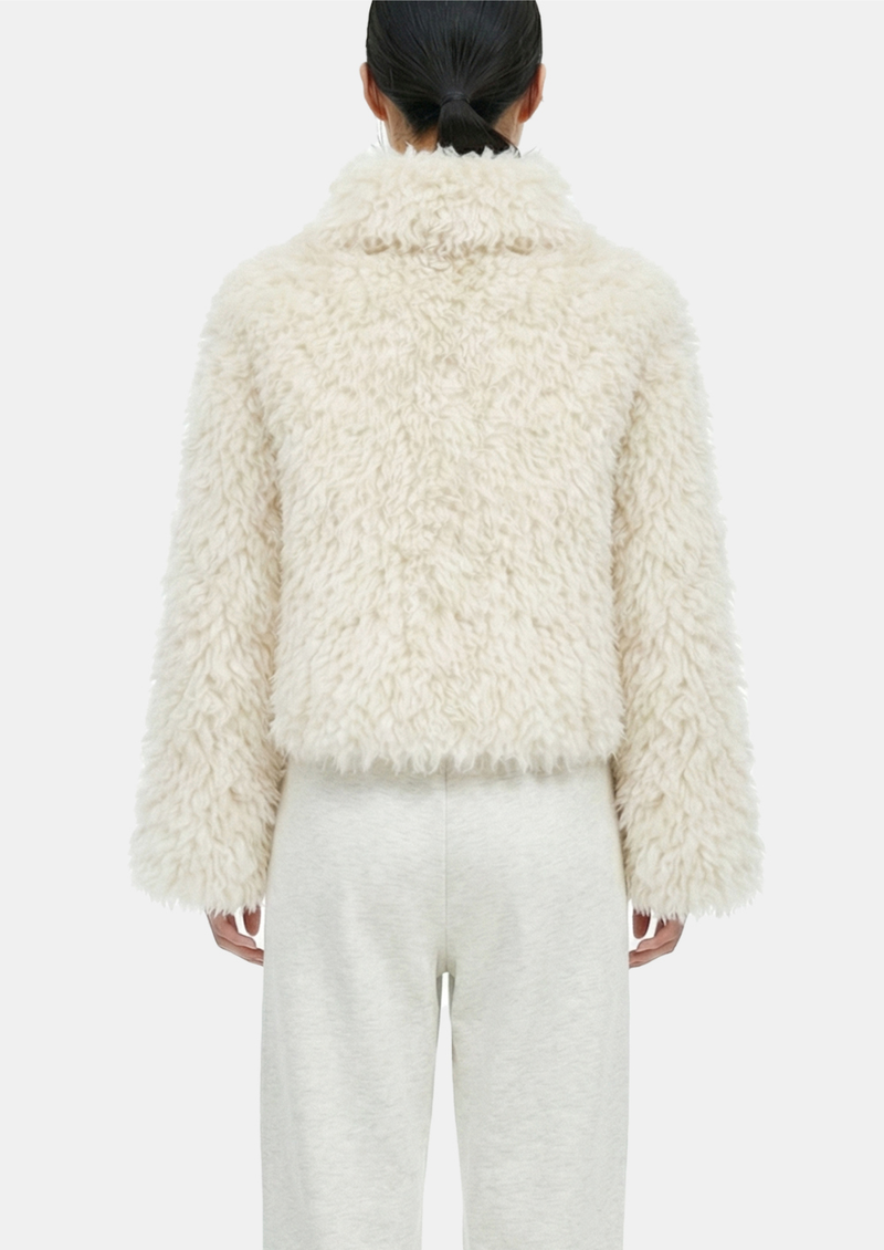 Eve Soft Fur Half-Neck Jacket