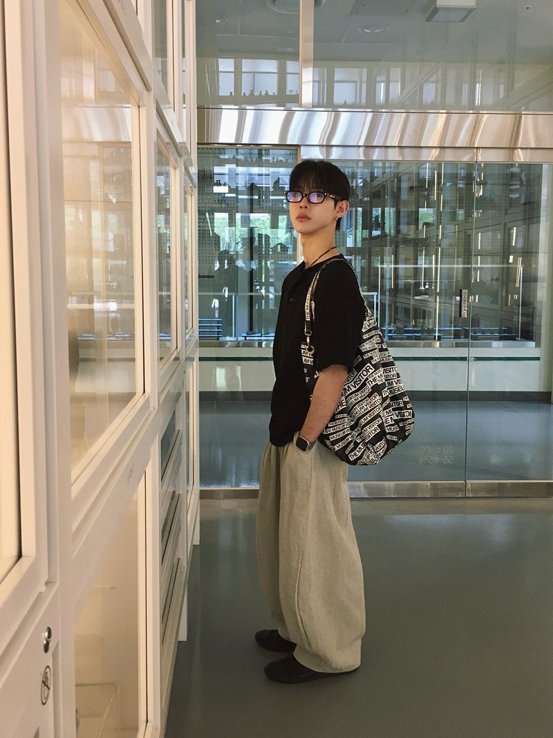 Mono Linen Wide Balloon Pants 4C