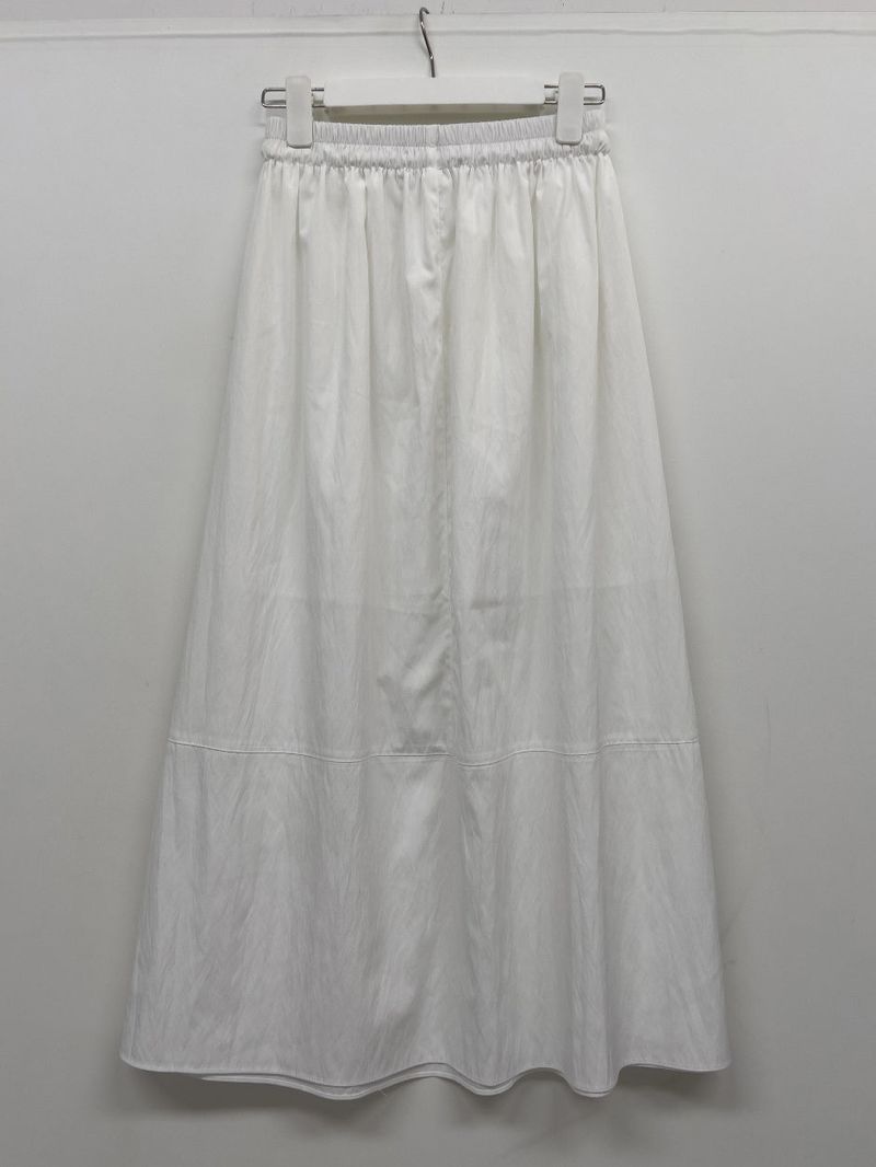 Juicy Nylon Flare Long Skirt