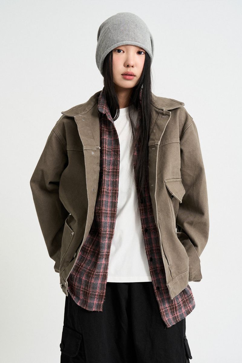 Lowell cotton trucker jacket