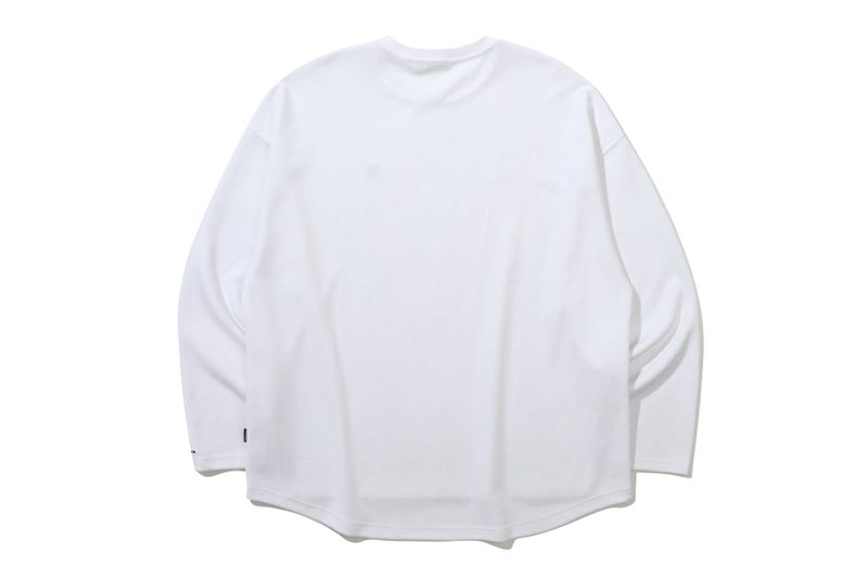 RECENT BASIC LONG SLEEVE_WHITE