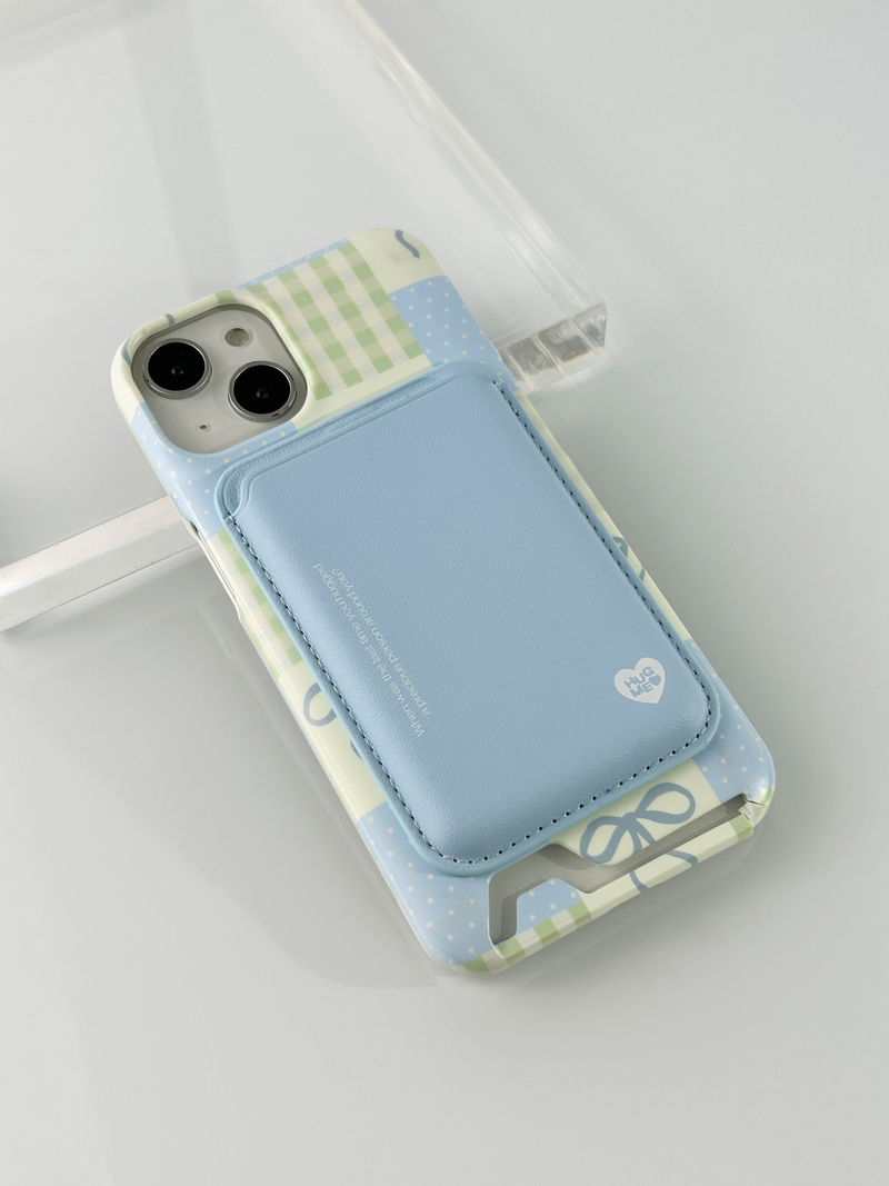 HugMe Magsafe Card Slot(Sky Blue)