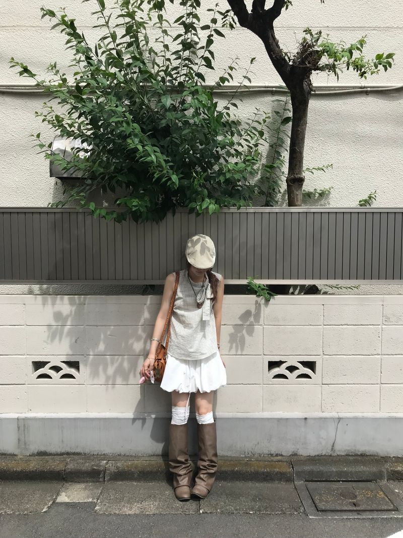 rone check ribbon shirts