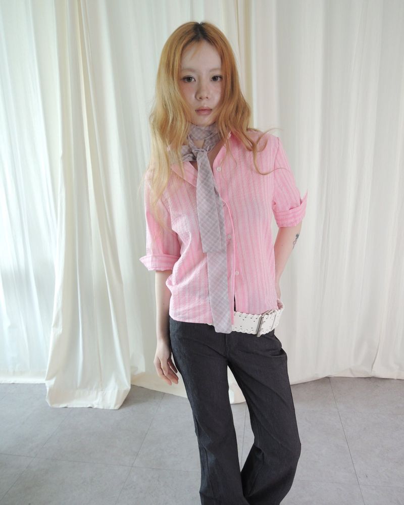 SLIM CHECK SCARF