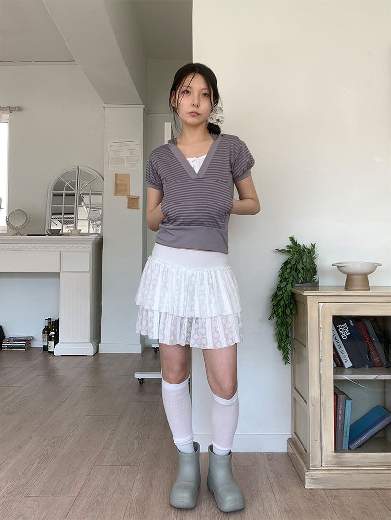 HAZY STRIPE HOODIE (2C)