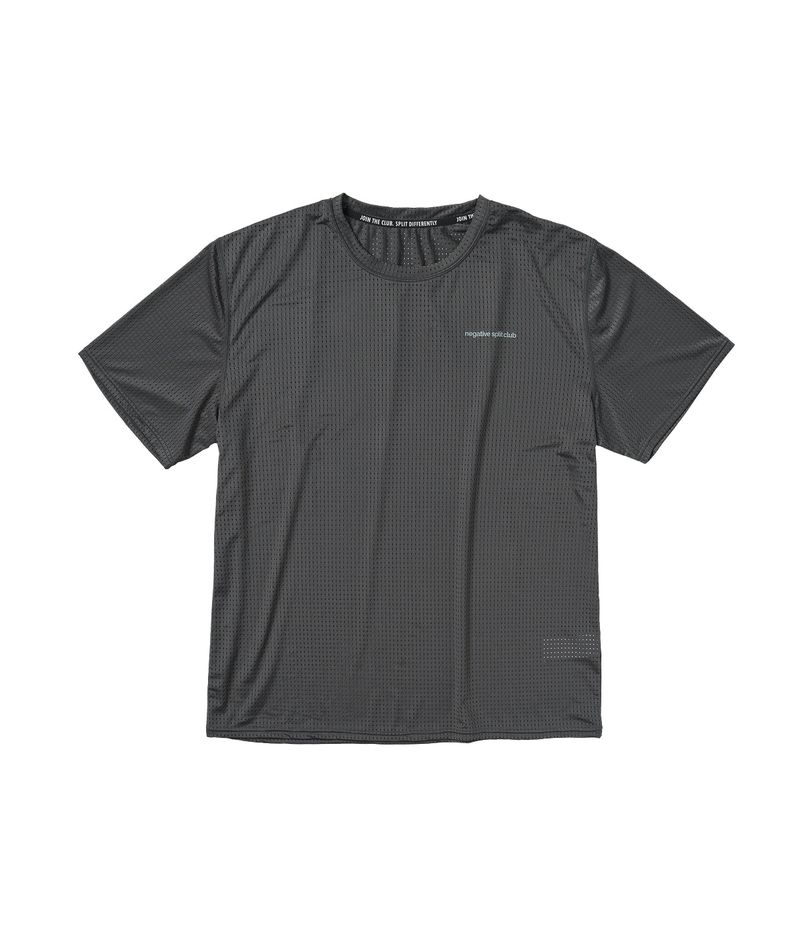 Air Vent Solid T-Shirt (Charcoal)