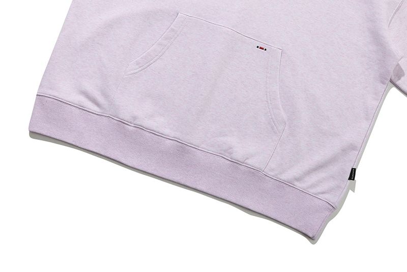 RECENT LOGO HOODIE_MELANGE LIGHT PURPLE