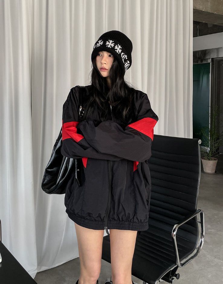 Kanso nylon track jacket