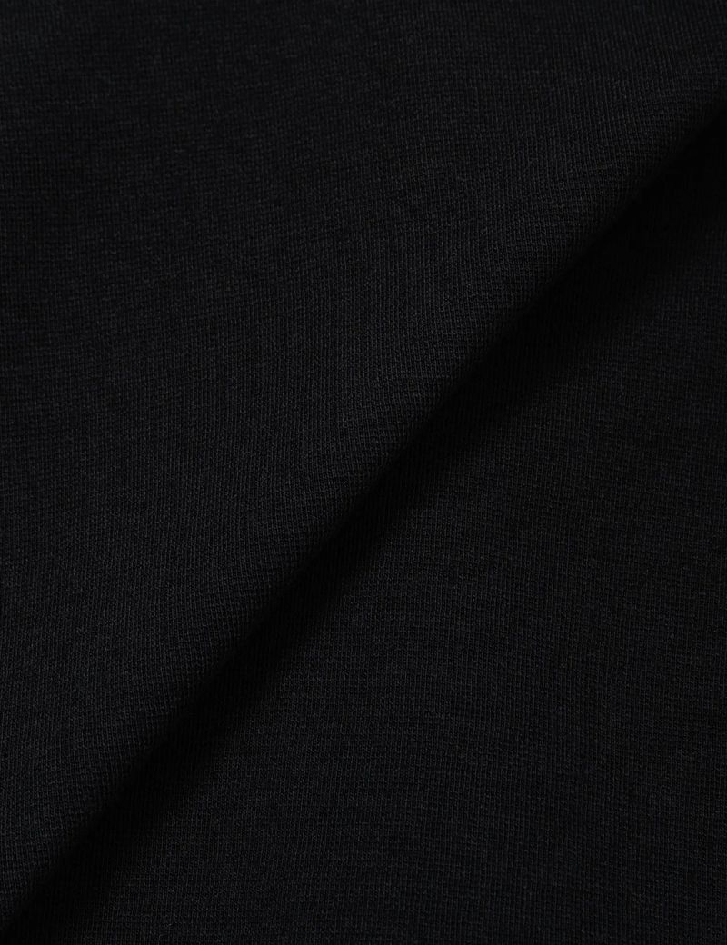 WRAP SHIRRING TOP(BLACK)