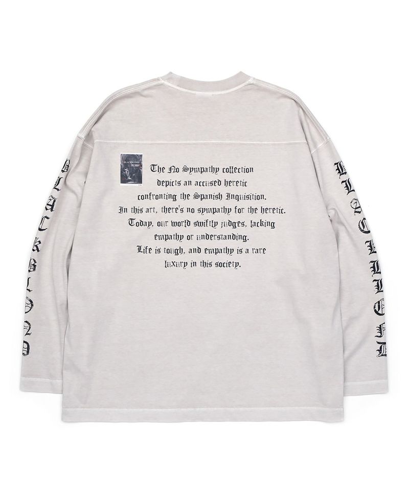 BLACKBLOND（ブラックブロンド）の「BBD  クラッシュドフェイスピグメントロングtシャツ（トップス）」