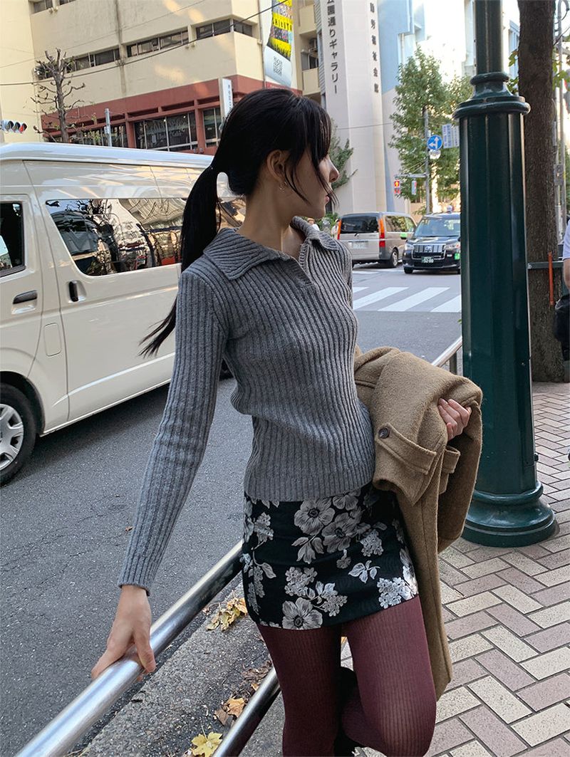 JAZZ THE ORDER(ジャズ ザ オーダー)の「HARRY COLLAR KNIT (4C)(Tops)」