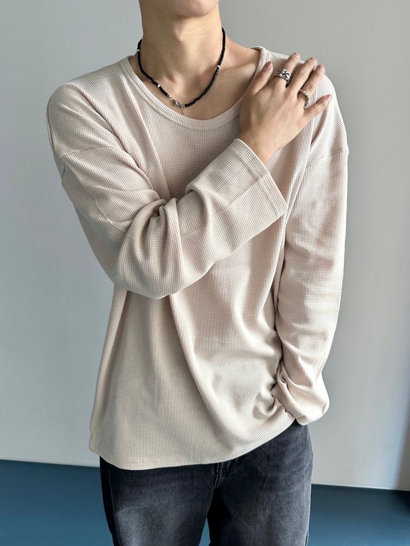 Module Basic Waffle Uniqlo Long Sleeve 4C