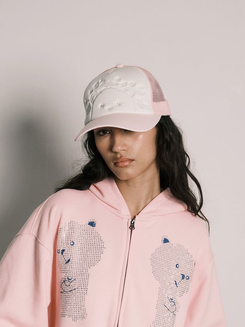 DALGOMM TRUCKER CAP (PINK)