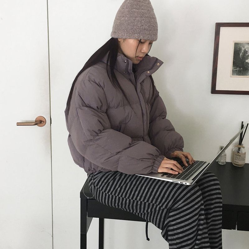 [MADE] Souffle Mongle Cloud Quilting Wellon Short Padded Jacket
