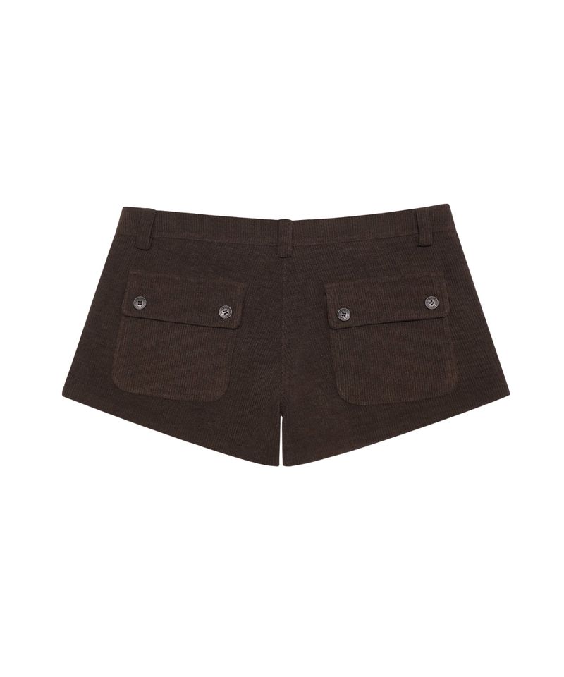 LOW CORDUROY SHORTS BROWN