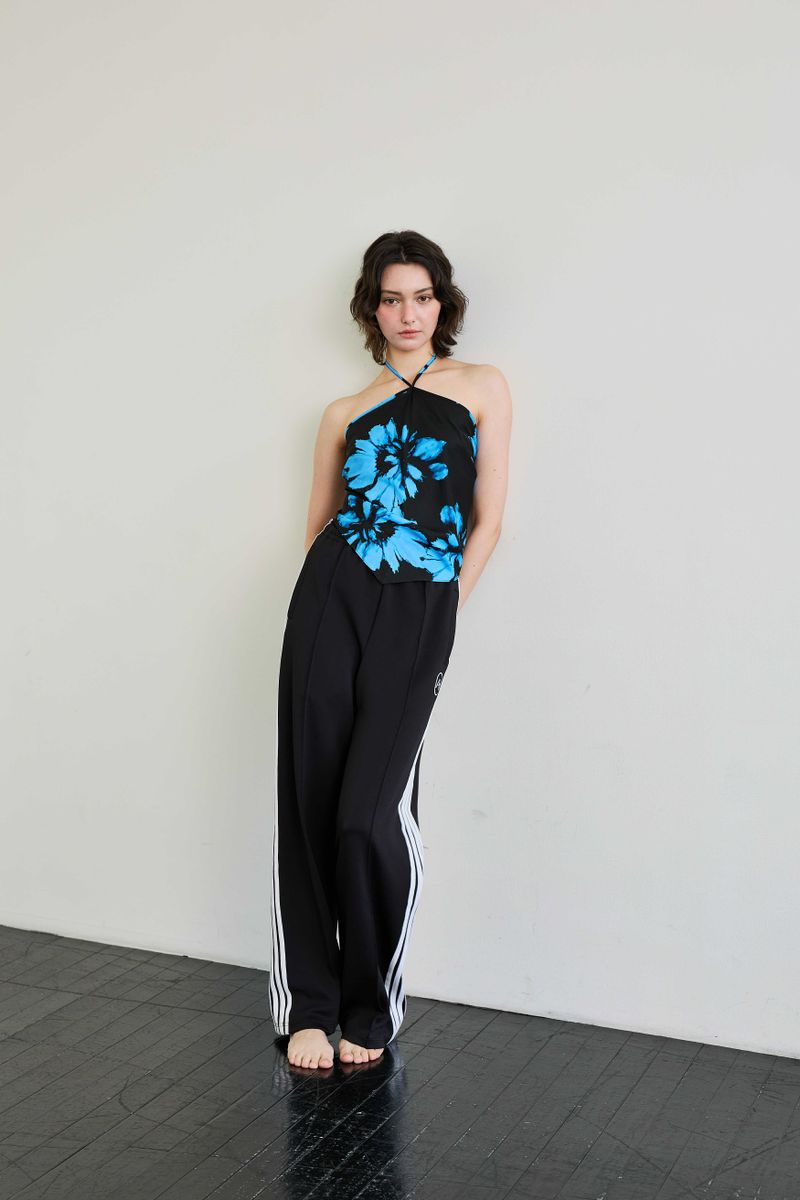  FLUTTER HALTERNECK / BLUE