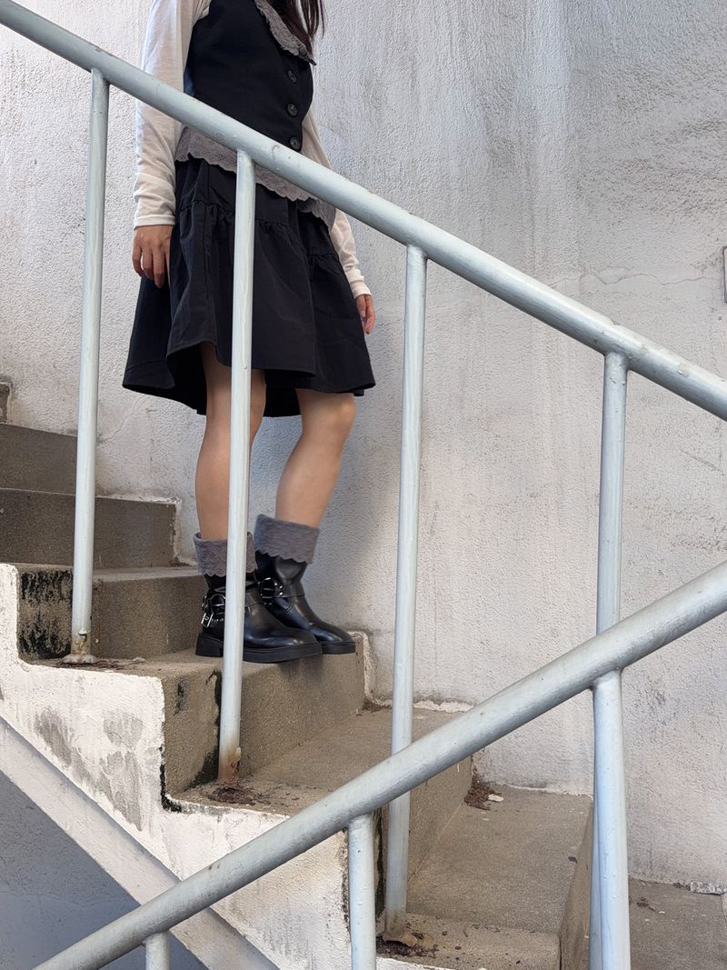トリム レース カフ(grey)