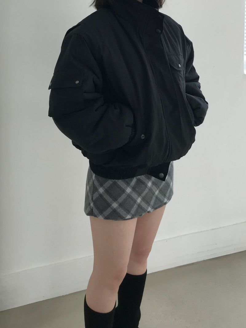 Bender High-Neck Padded Jumper (2 colors)