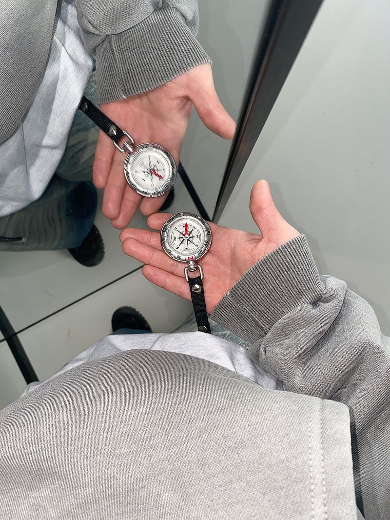 No.1079 compass key ring