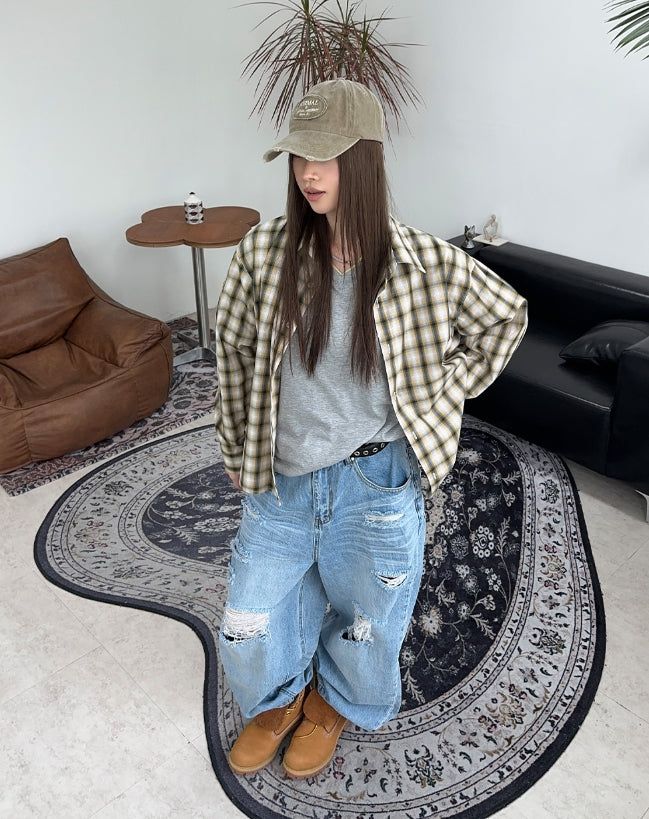 Ens Light Check Shirt