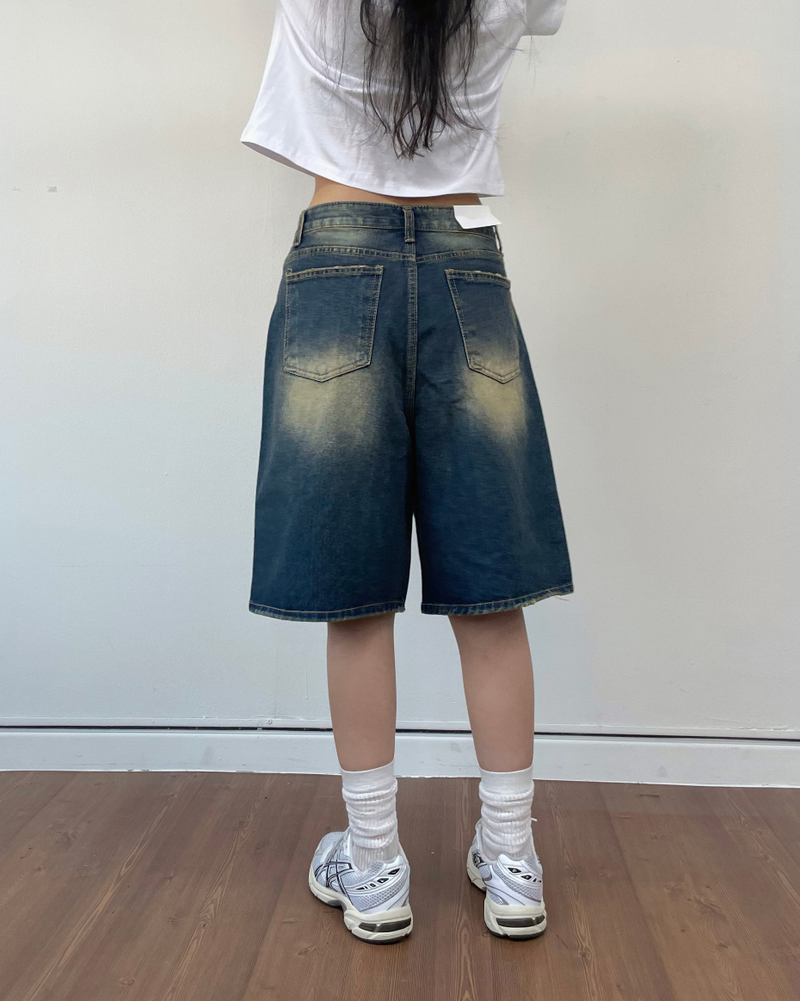 ADY DAMAGE BERMUDA SHORT PANTS 2C