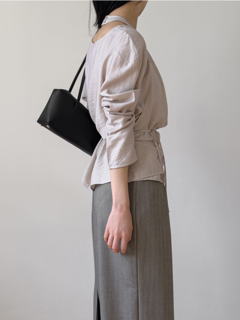 Borr Halterneck Bustier Blouse