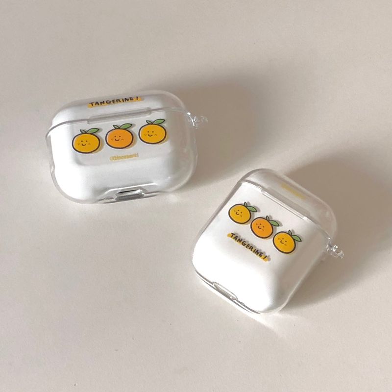 Tangerine air pods case