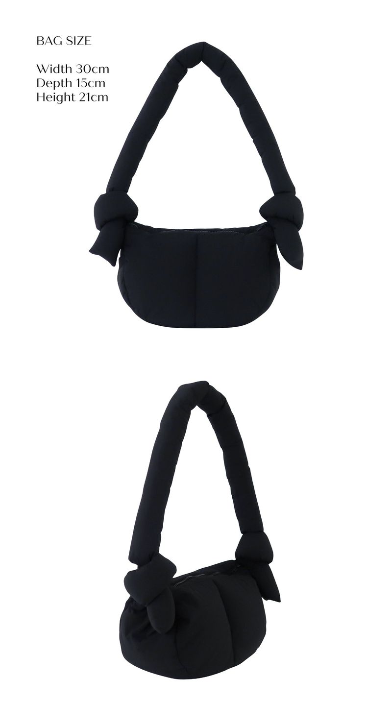 PILLOW CROSS BAG BLACK
