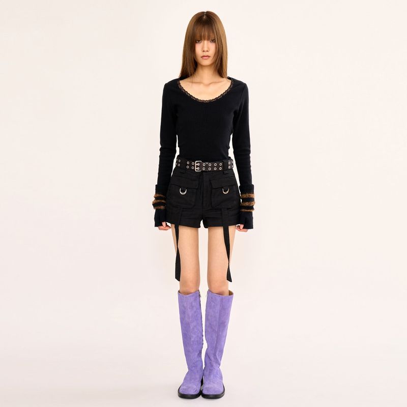 Multi-Pocket Short - Black