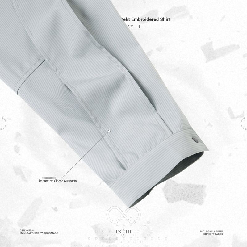 “MA-Z3” Mode Architekt Embroidered Shirt
