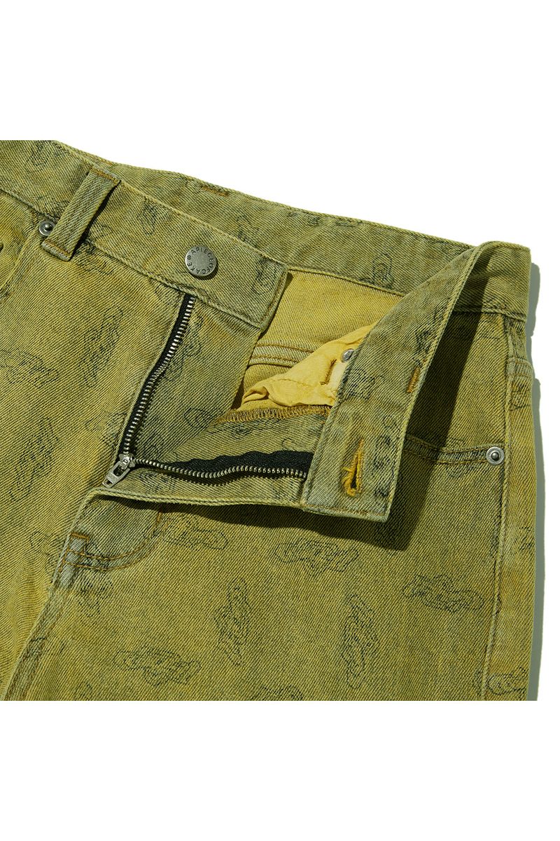 FLIP Denim Pants_Mustard Gold