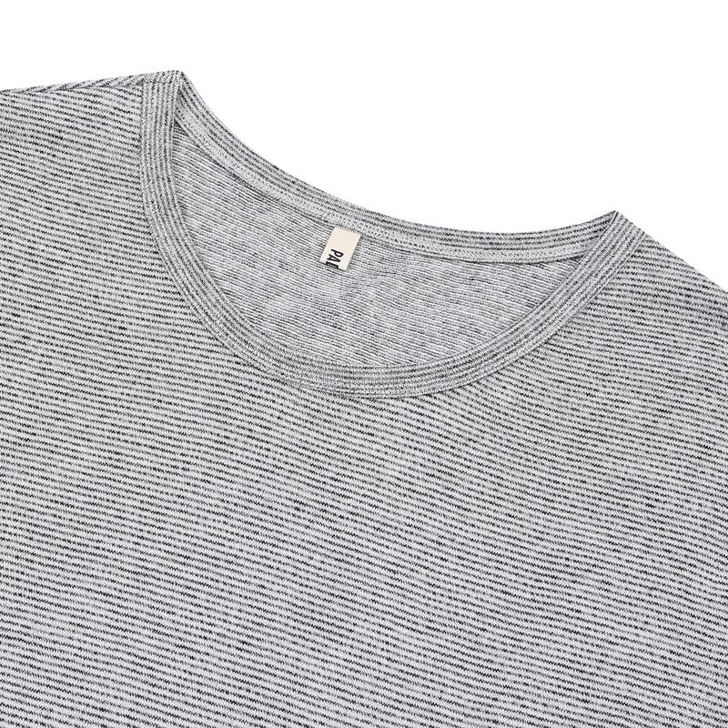 SOFT STRIPE TEE (BLACK)