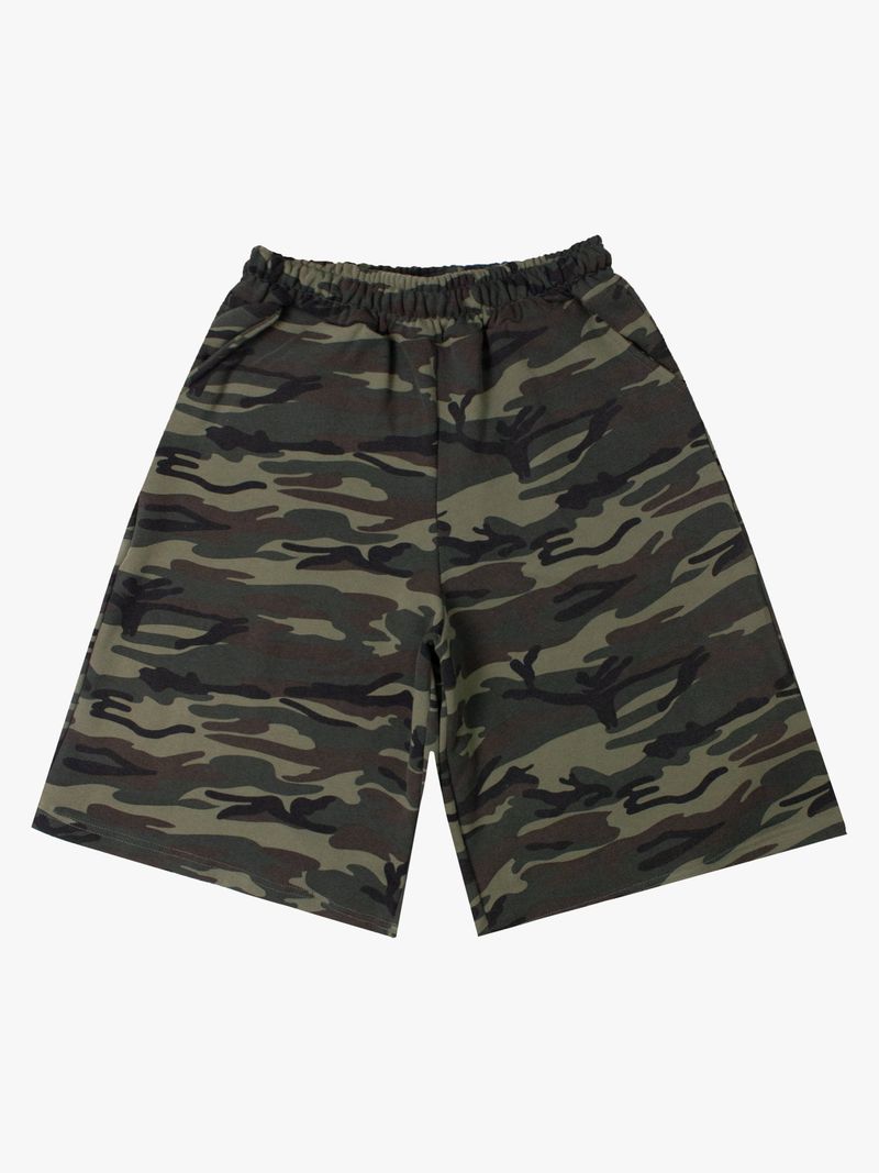 Camo plage bermuda sweat pants 2C