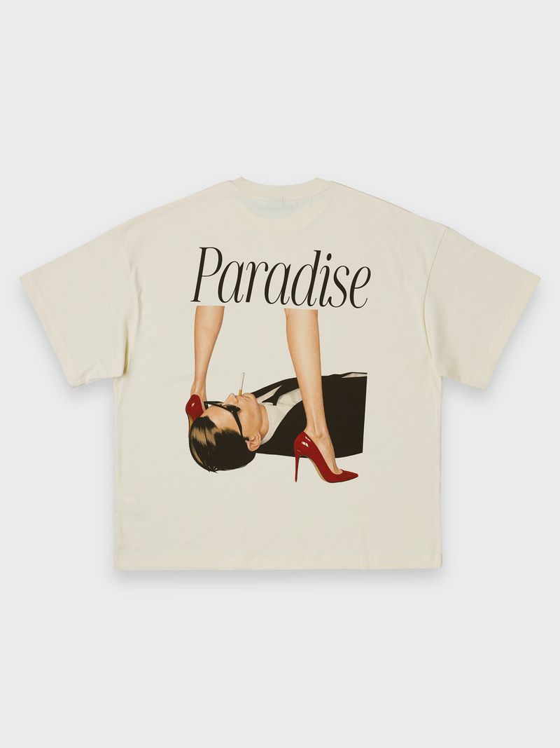 stockholm syndrome（ストックホルムシンドローム）の「PARADISE Tシャツ - CREAM（トップス）」