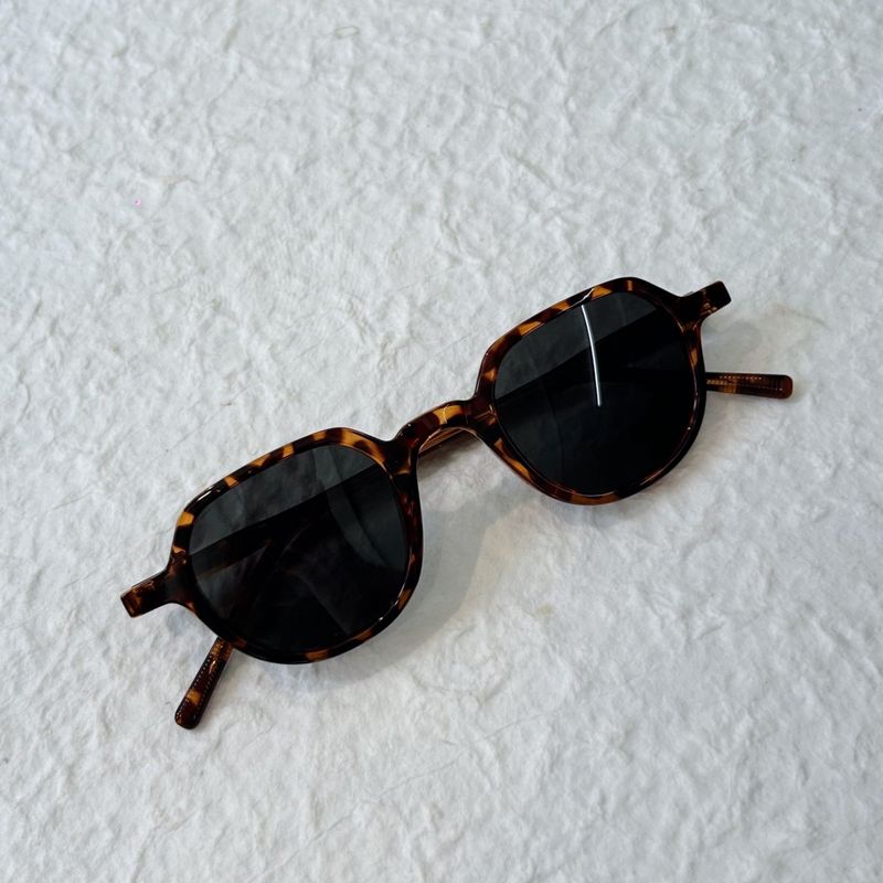 Angular Round Sunglasses