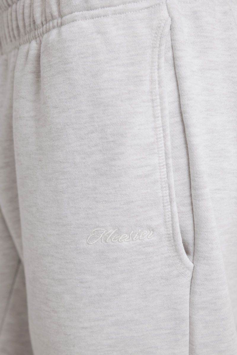 Sheer Romance Relaxed Sweatpants, Gray