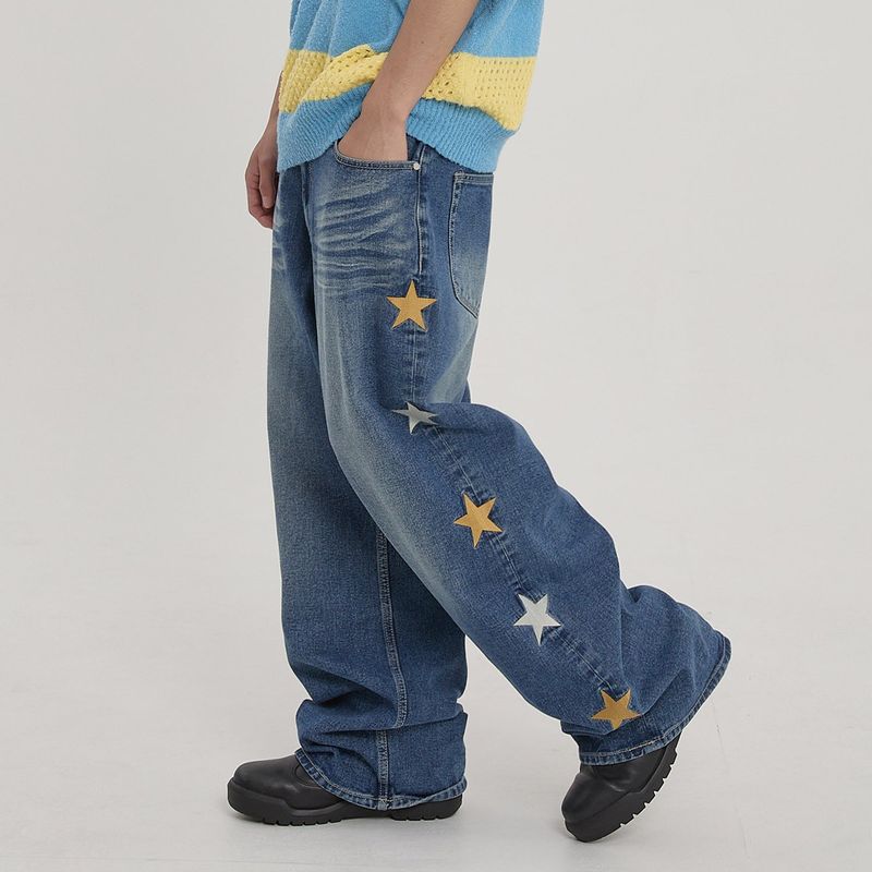 Star Denim Pants