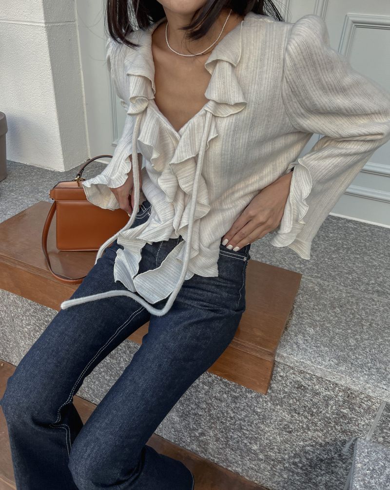 NON-FADE DENIM BOOTCUT PANTS
