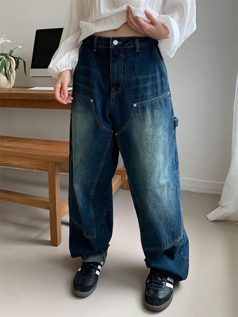 DOUBLE KNEE CARPENTER JEANS (2C)