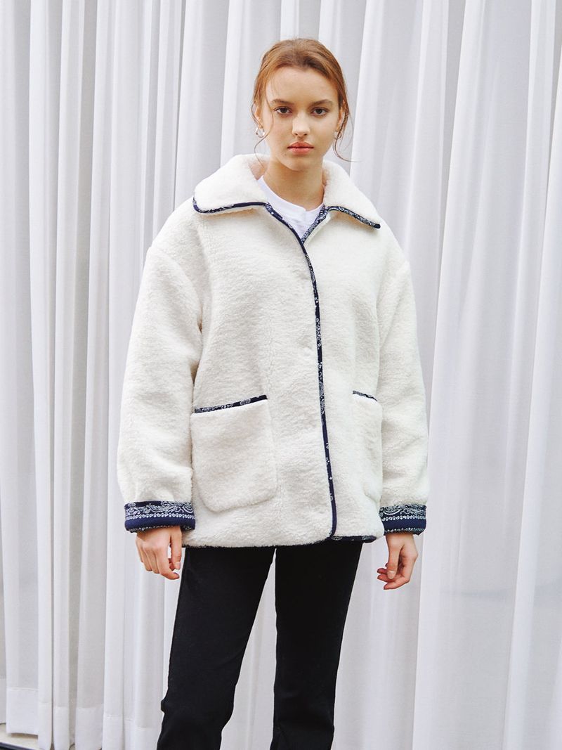 PAISELY REVERSIBLE JUMPER_NAVY
