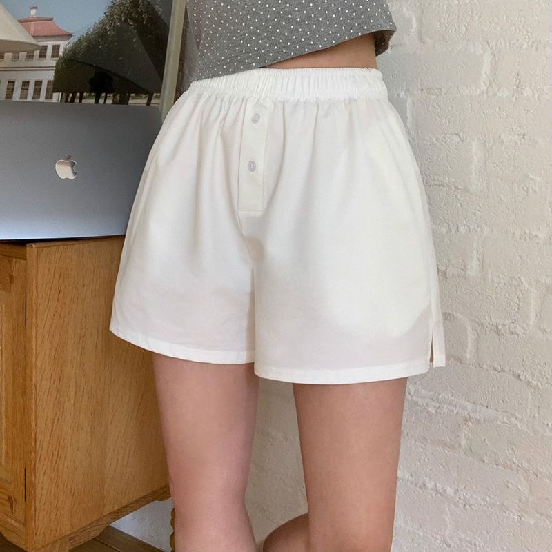 [MADE] Soft waist elastic shorts