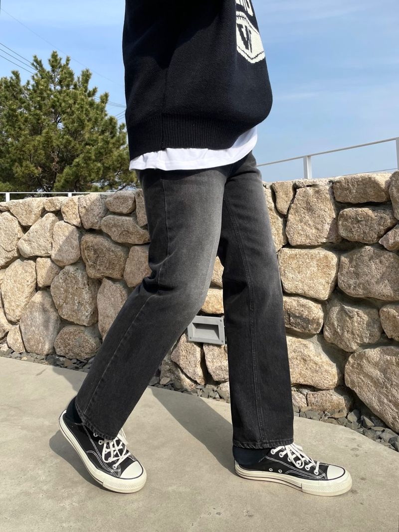 BRUSH SEMI DENIM PANTS(4COLOR)