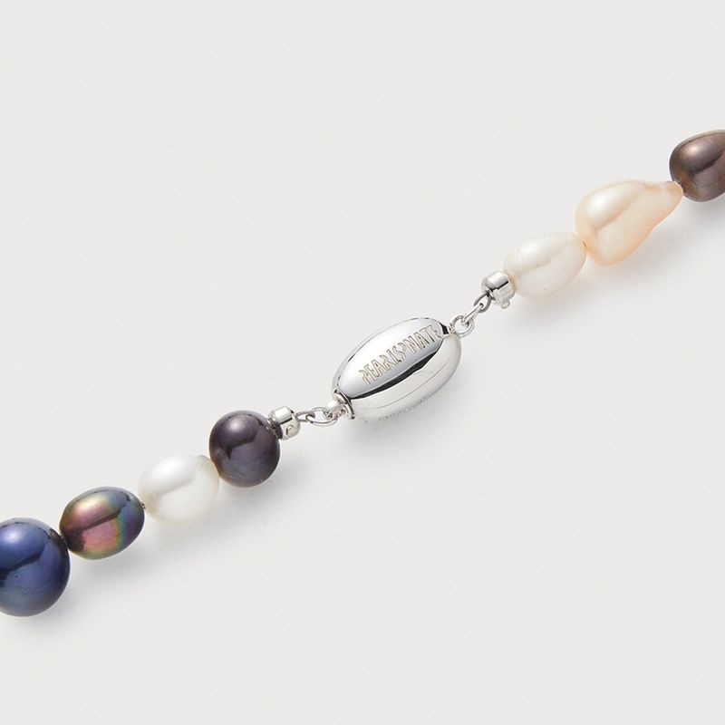 mixed pearl necklace