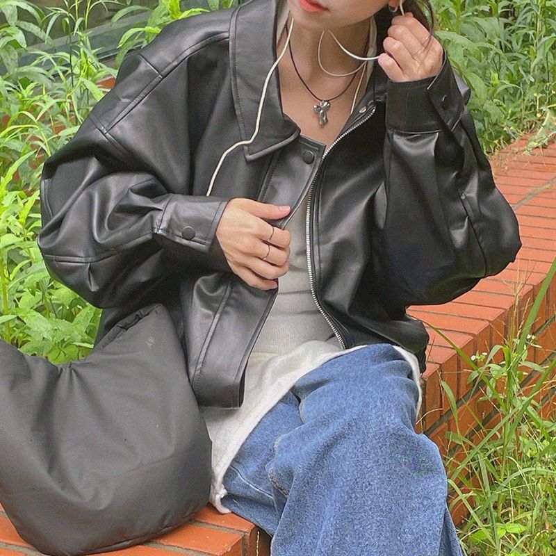 natural mind（ナチュラル マインド）の「Corbel Leather Jumper（Jackets/Outerwear）」