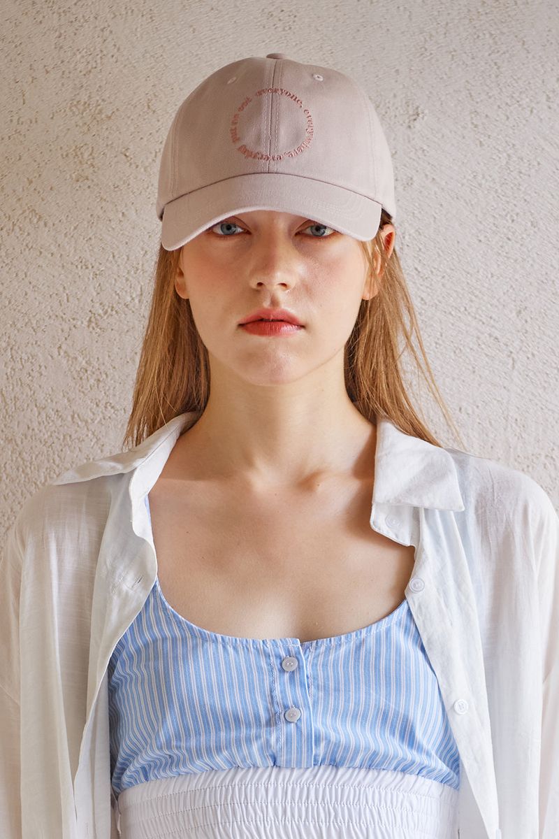 ROUND LOGO BALL CAP_3COLORS