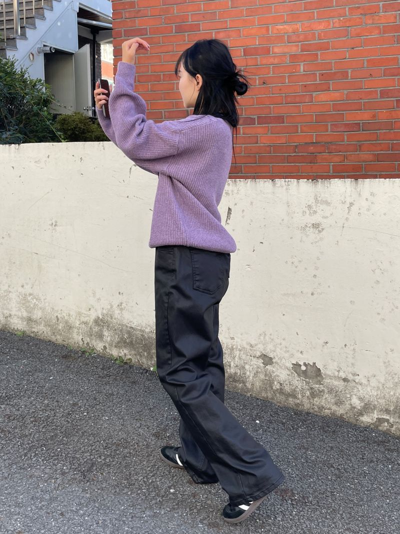 Subdued leather pants