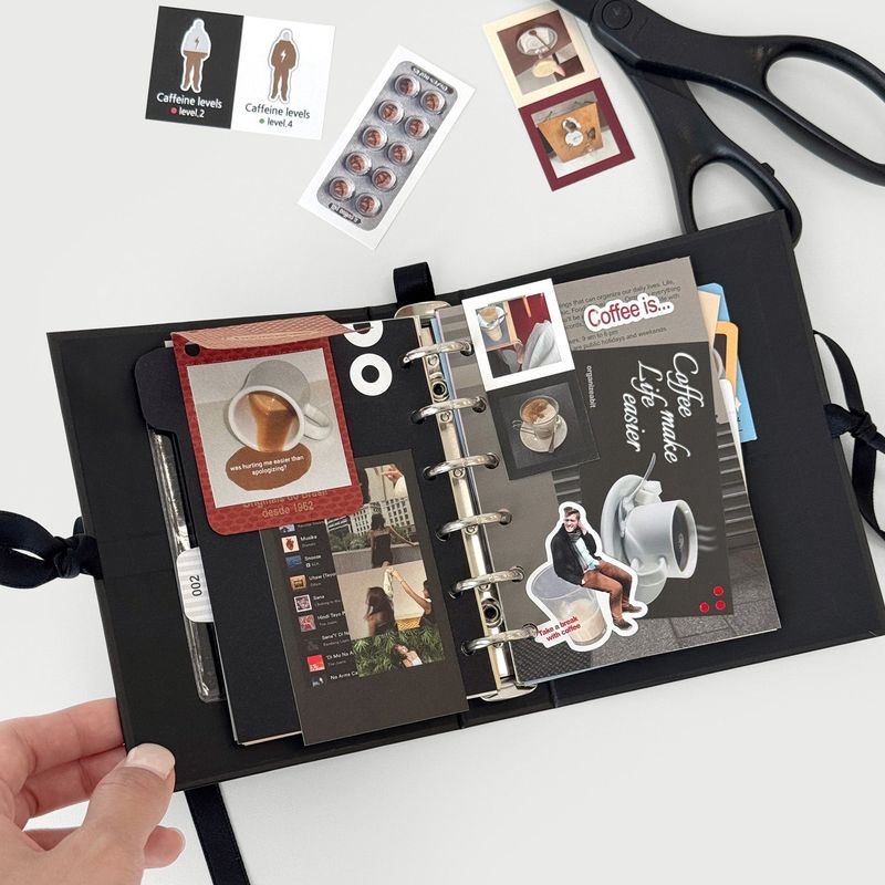 oab coffee pack / scrap sticker set