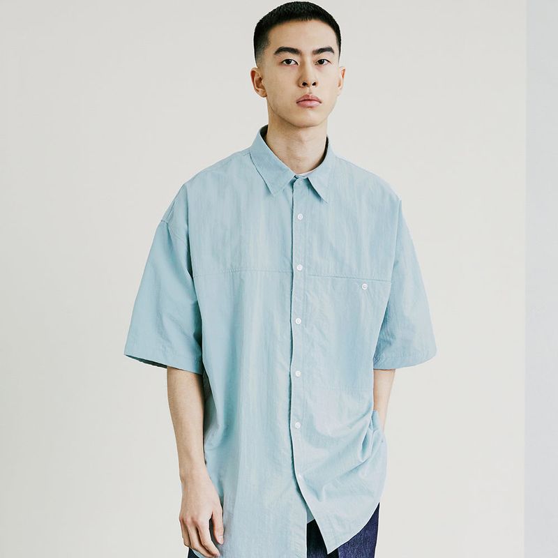 NYLON LAUNDRY SHIRT BLUE