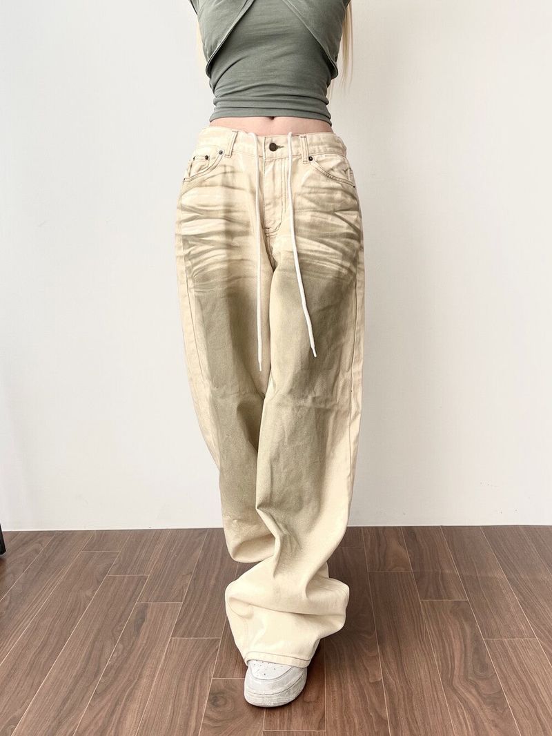 Seow(ソウ)の「1392. Sandy washing denim wide pt(Pants)」